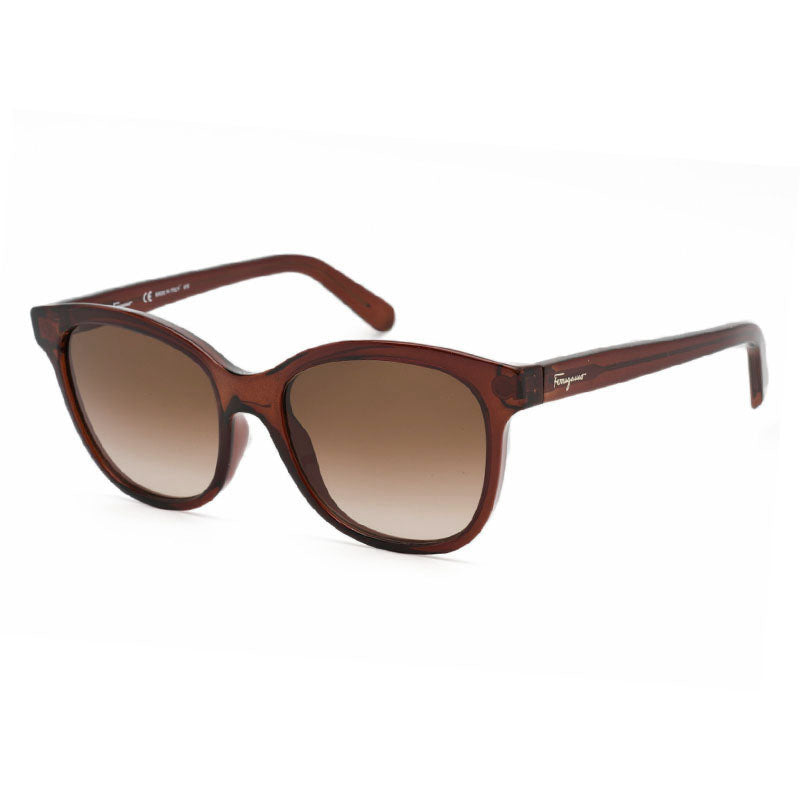 Ferragamo SF834S210 Gradient Lens Sunglasses — Brown