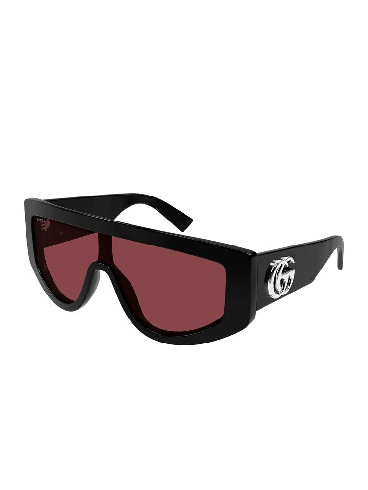 Gucci GG1950S Oversized Shield Sunglasses — Black