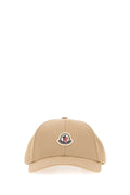 Moncler BASEBALL Cotton Baseball Cap — Beige