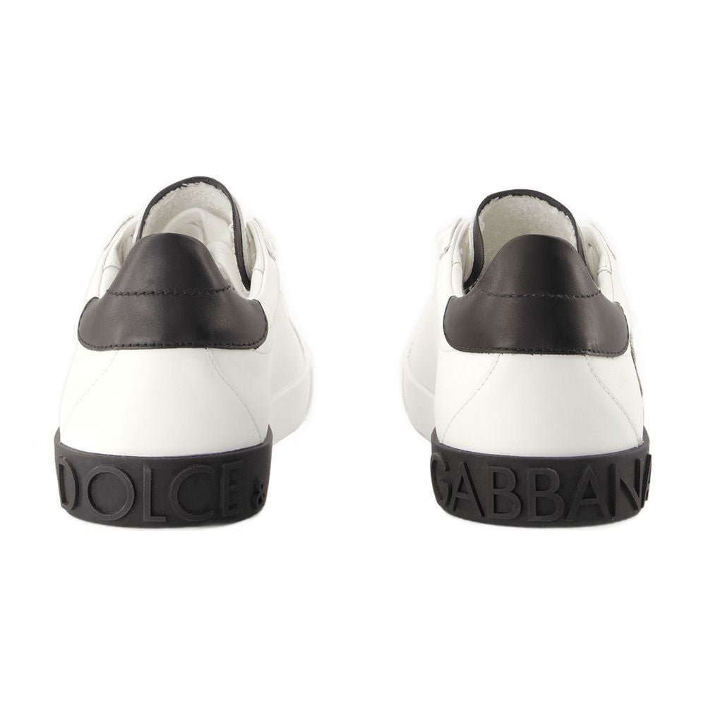 Dolce&Gabbana Leather Calfskin Sneaker — White
