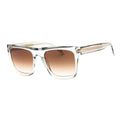 David Beckham Square Full Rim Sunglasses — Gray