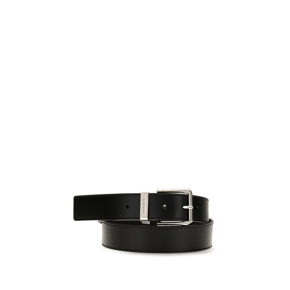 Givenchy Smooth Calf Leather Belt — Black