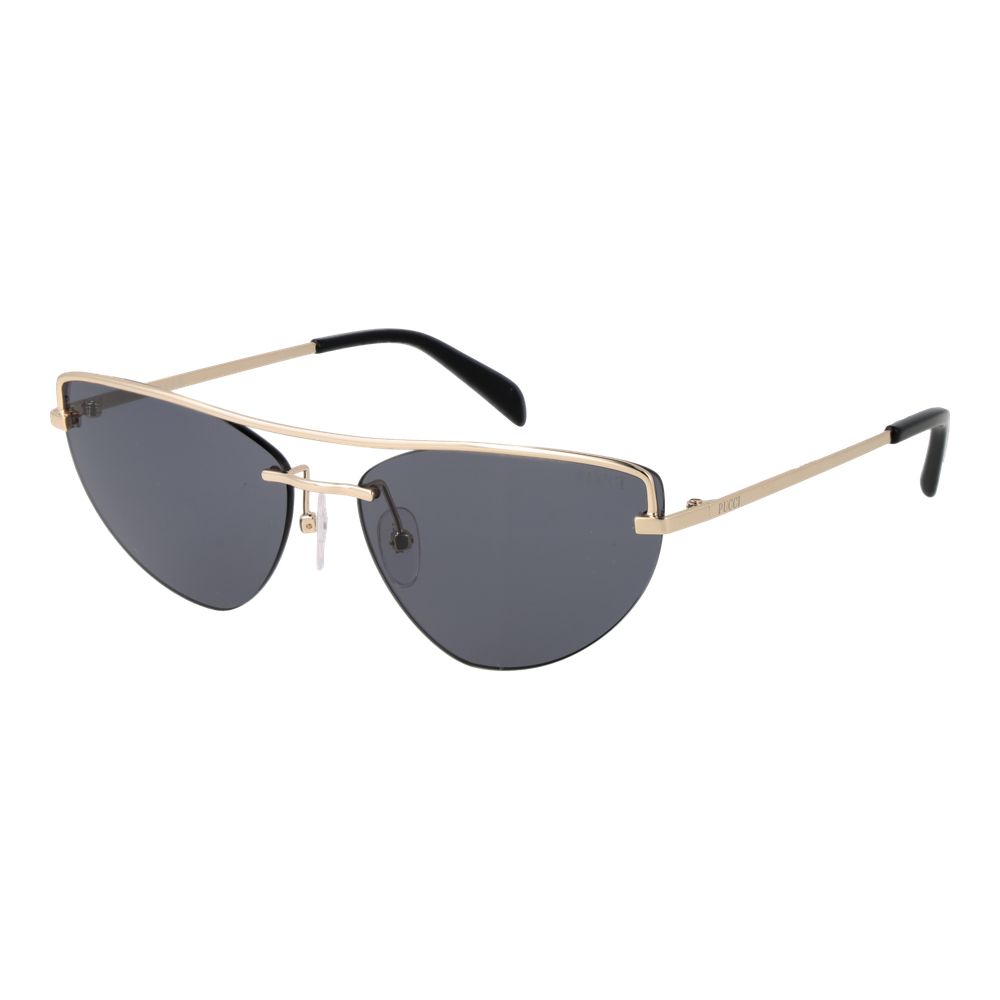 Emilio Pucci PU-1066389 Cat Eye Metal Sunglasses — Gold