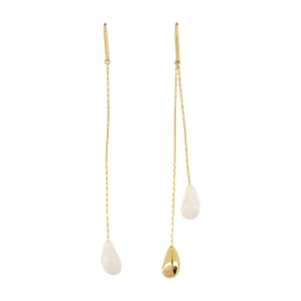 Isabel Marant Asymmetric Teardrop Earrings — Gold