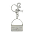 Coach Tabby Key Case — Silver