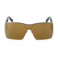 Off-White OERI14GASPEN7207 Gold-Tinted Shield Sunglasses — Gold