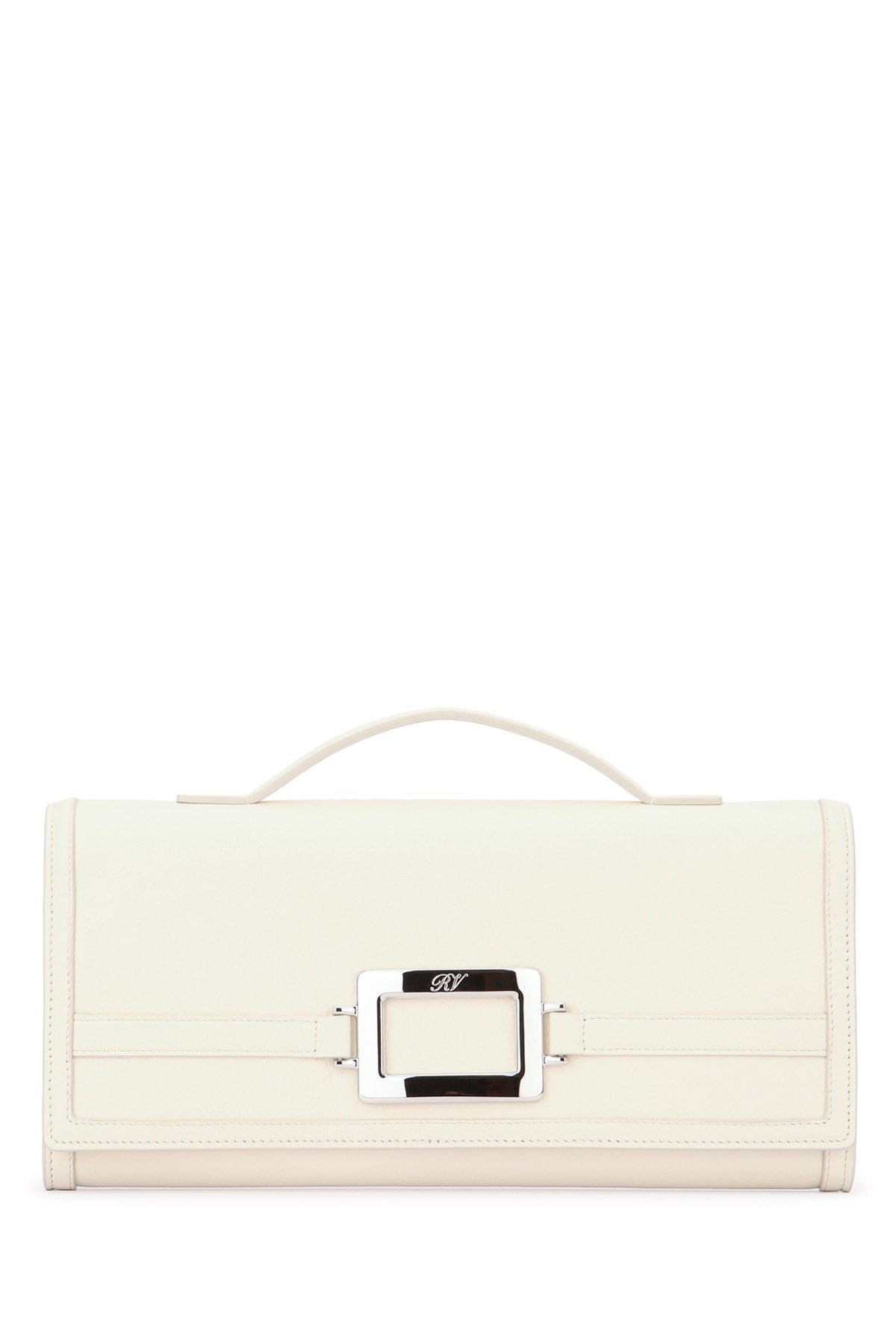 Roger Vivier Leather Wallet — White
