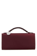 Stella McCartney Quilted Handle Top Handle Bag — Burgundy