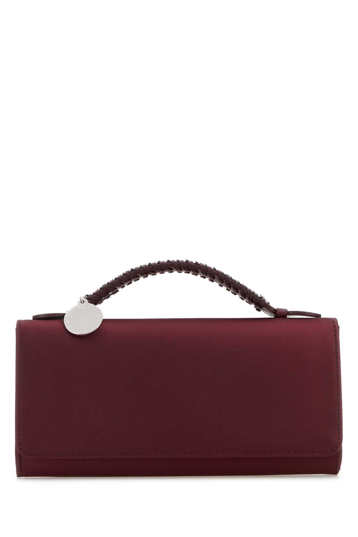 Stella McCartney Quilted Handle Top Handle Bag — Burgundy