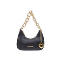 Love Moschino Chain Handle Shoulder Bag — Black