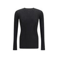 Rick Owens Ribbed Merino Wool Sweater — Black