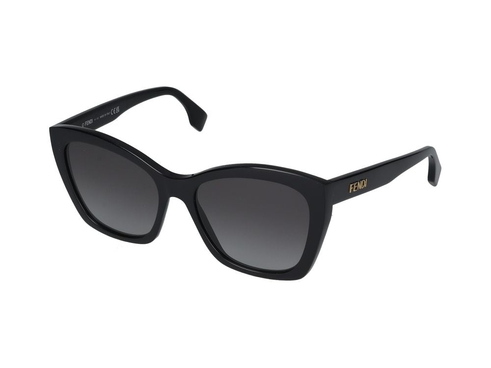 Maison Fendi FE40151I Gradient Lens Sunglasses — Black