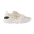 Burberry Large Check Nylon Sneaker — White