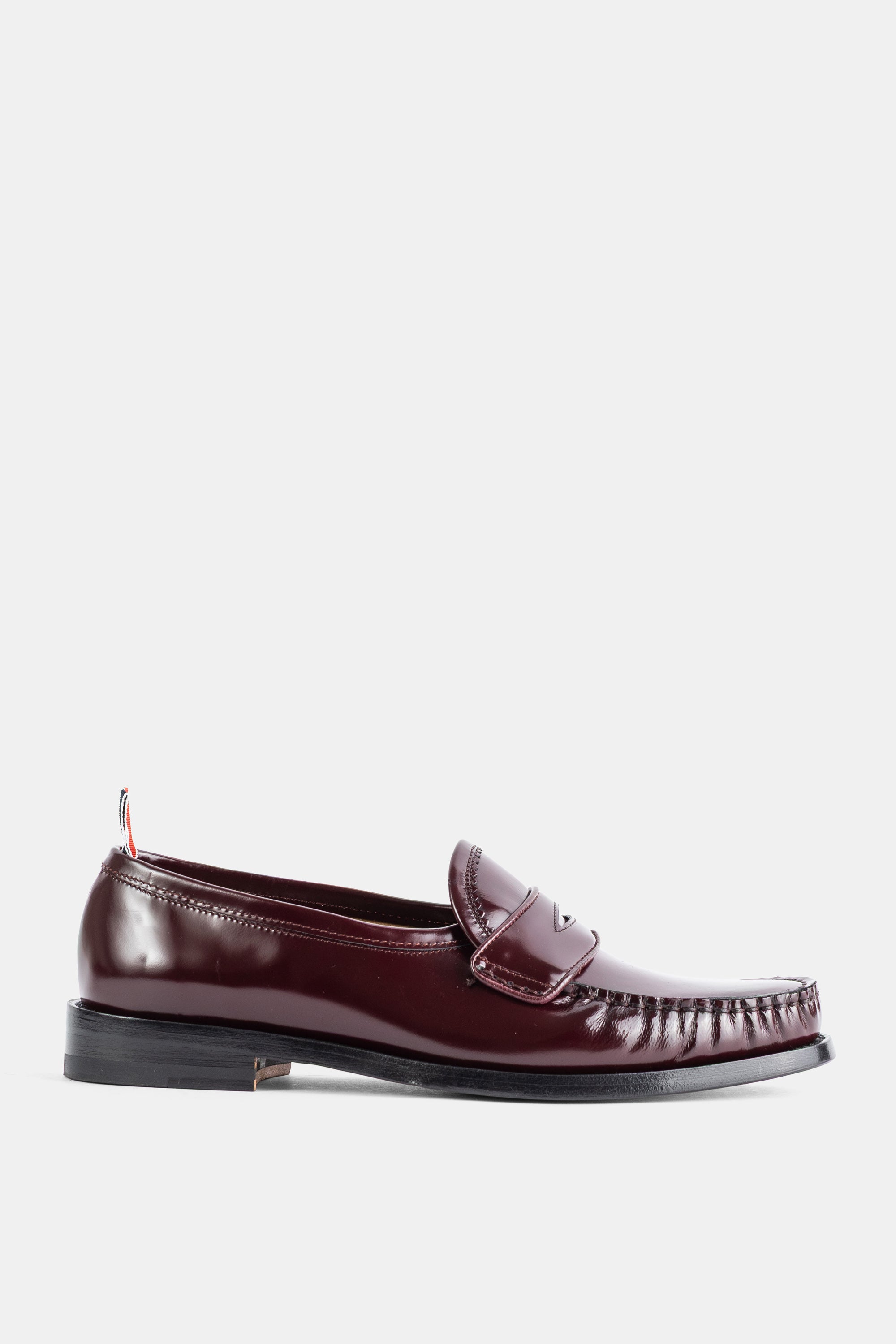 Thom Browne Patent Leather Loafer — Burgundy
