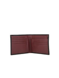 Billetera plegable de piel Momo Design — Negra