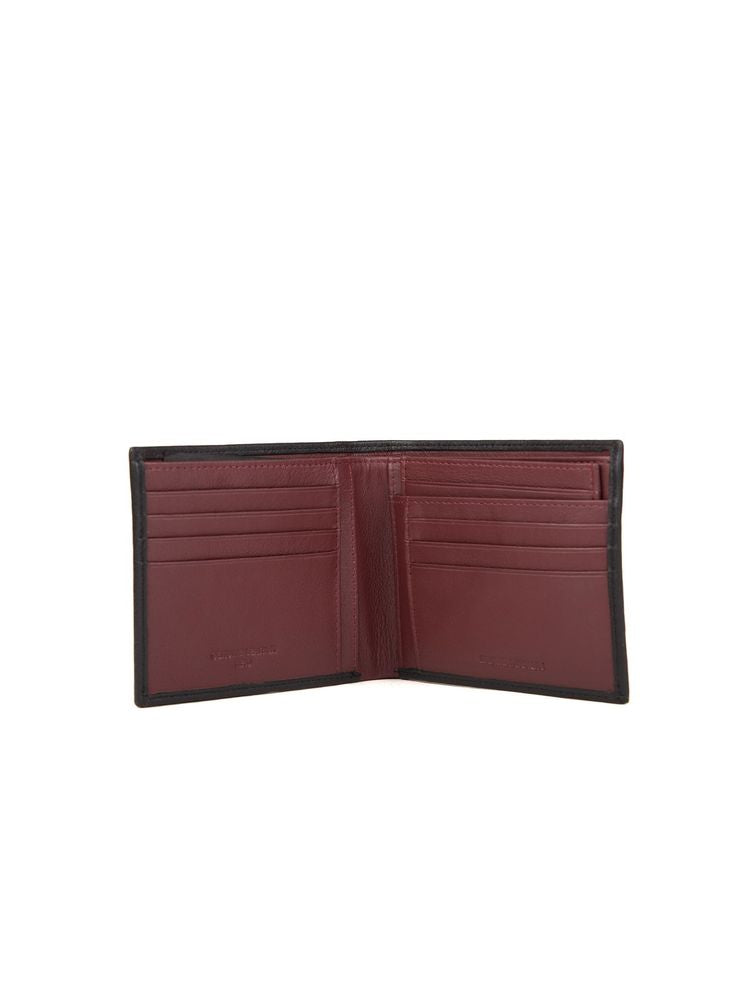 Momo Design Bifold Leather Wallet — Black