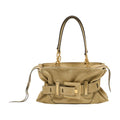 Balmain Anthem Shoulder Bag — Beige