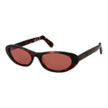 GCDS GC-1066157 Tortoiseshell Oval Sunglasses — Black
