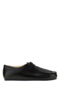 Jil Sander Hood Lace Up Moccasin — Black