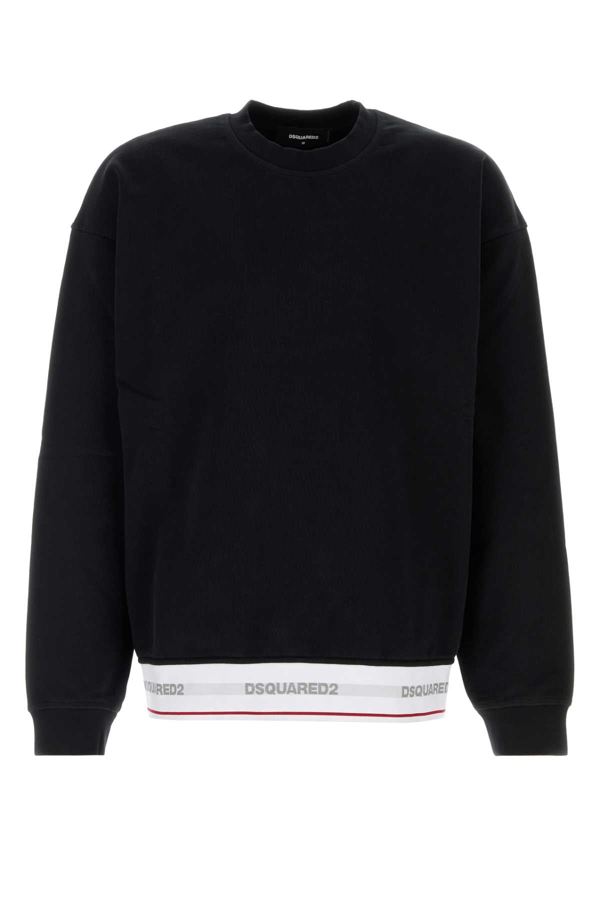 Dsquared2 Elastic Sweatshirt — Black
