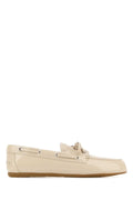 Miu Miu Patent Leather Loafer — Beige