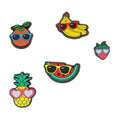 Crocs Fruit-Themed Clip-On Charm Set — Multicolor