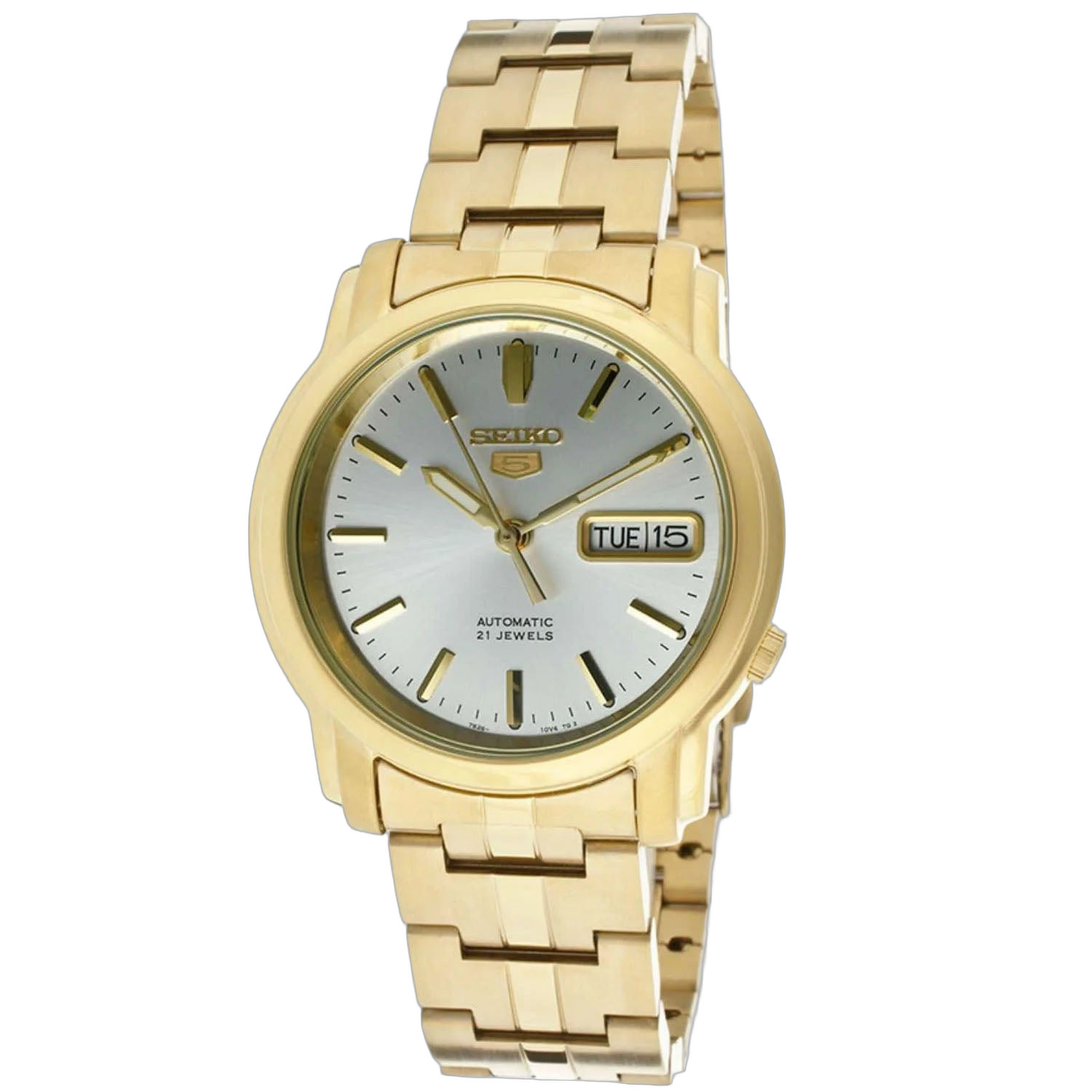 Seiko Automatic Stainless Steel Watch — Gold