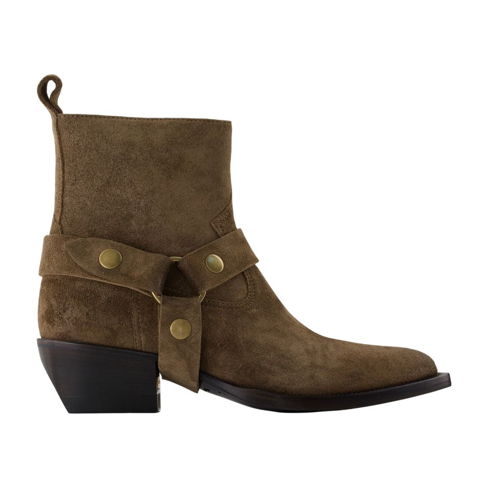 Golden Goose Deluxe Brand Debbie Ankle Boot — Khaki