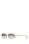 Chloé CH0363S005 Oversized Acetate Frame Sunglasses — Beige