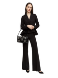 Bolso de hombro Pinko Love Slouchy — Negro