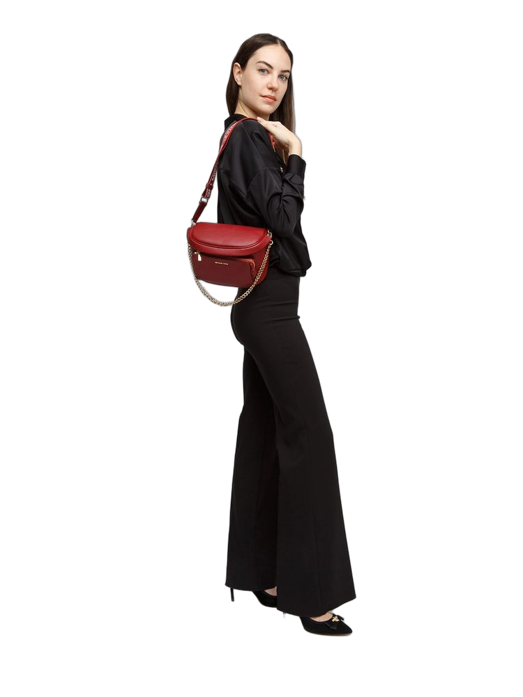 Michael Kors Slater Shoulder Bag — Red
