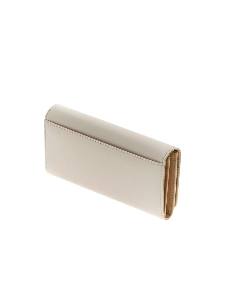 Guess Janie Slg Flap Organizer Wallet — Beige