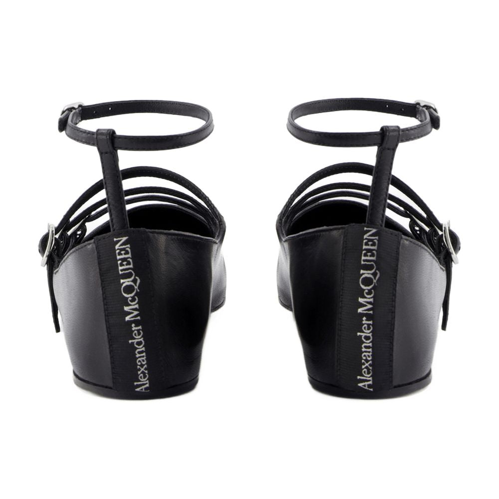 Alexander McQueen Cage Ballet Flat — Black