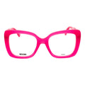 Moschino MOS614 Oversized Square Frame Eyeglasses — Pink