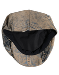 Dolce & Gabbana HAT10041 Distressed Denim Flat Cap — Brown