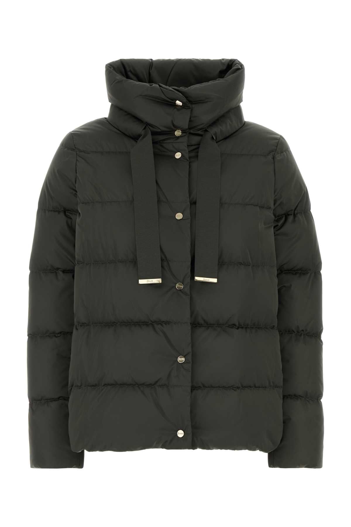 Herno Piumino Corto Down Jacket — Black