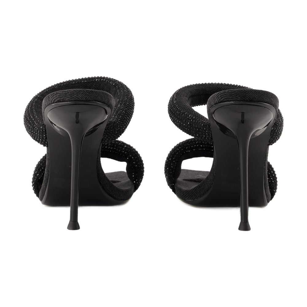 Alexander Wang Julie Tubular Sandal — Black