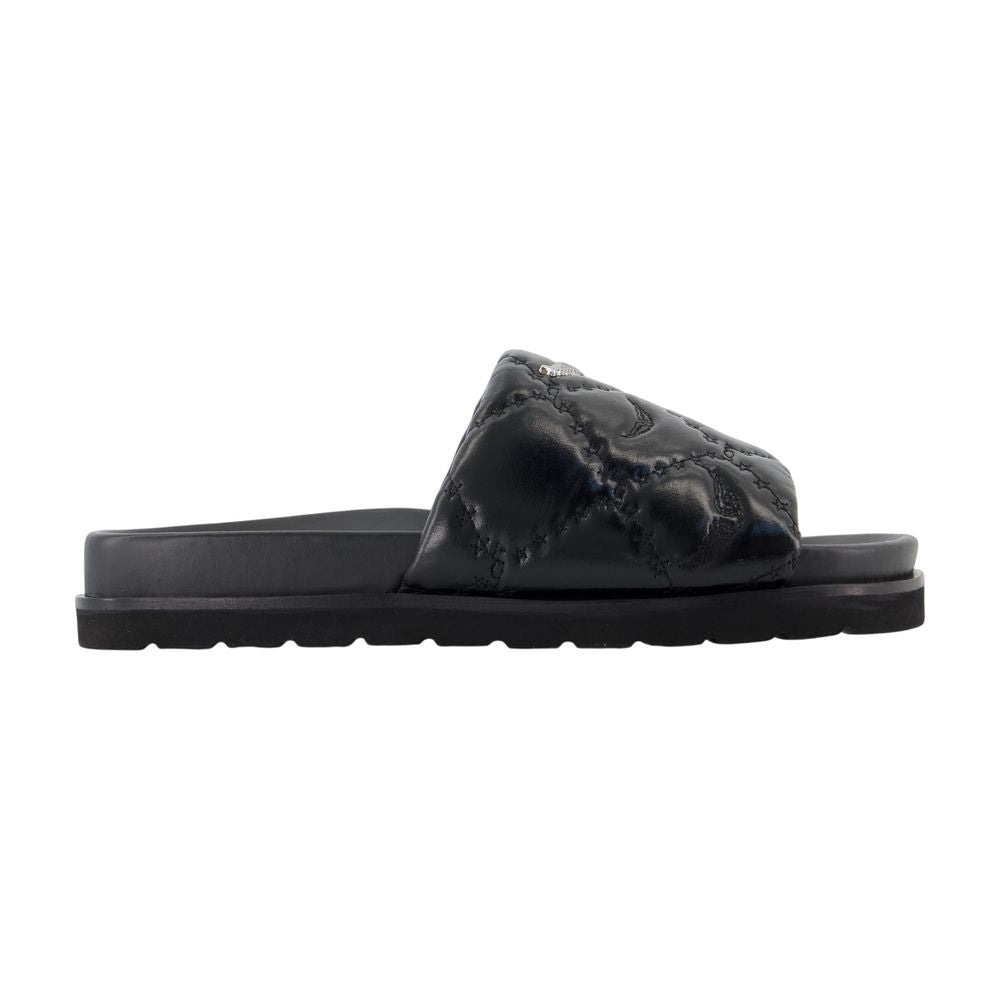 Zadig & Voltaire Teddy Bare Slide — Black