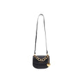 Love Moschino Gold-Chain Shoulder Bag — Black
