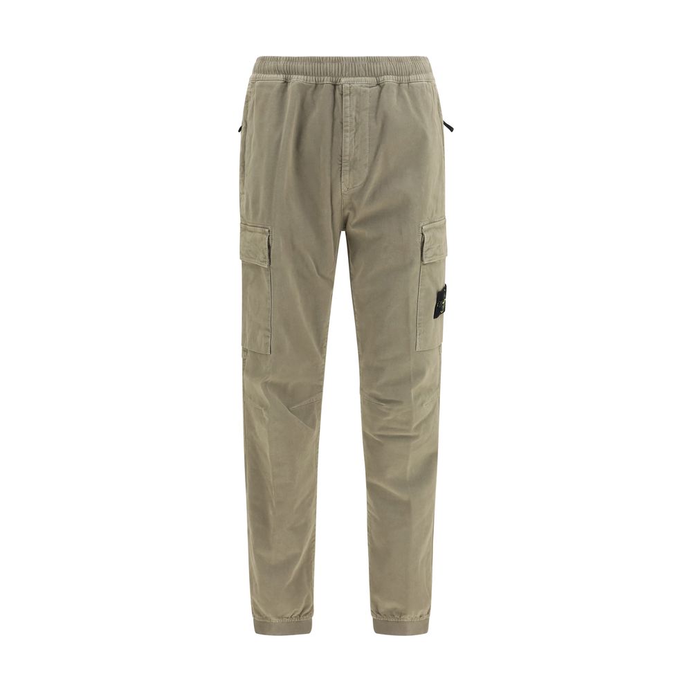 Stone Island Cotton Cargo Cargo Pants — Beige