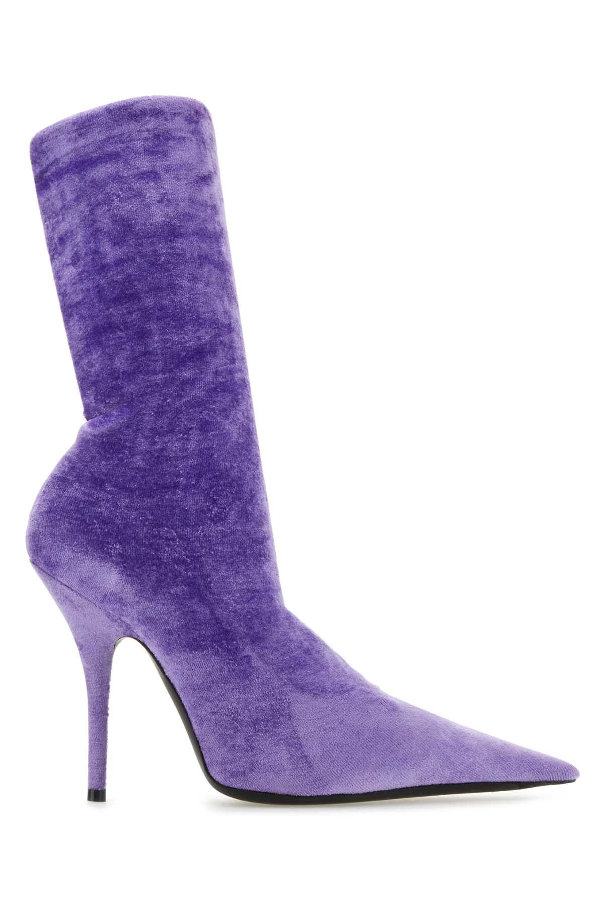 Balenciaga Stivali Ankle Boot — Purple