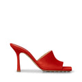 Bottega Veneta Calfskin Stiletto Mule — Red