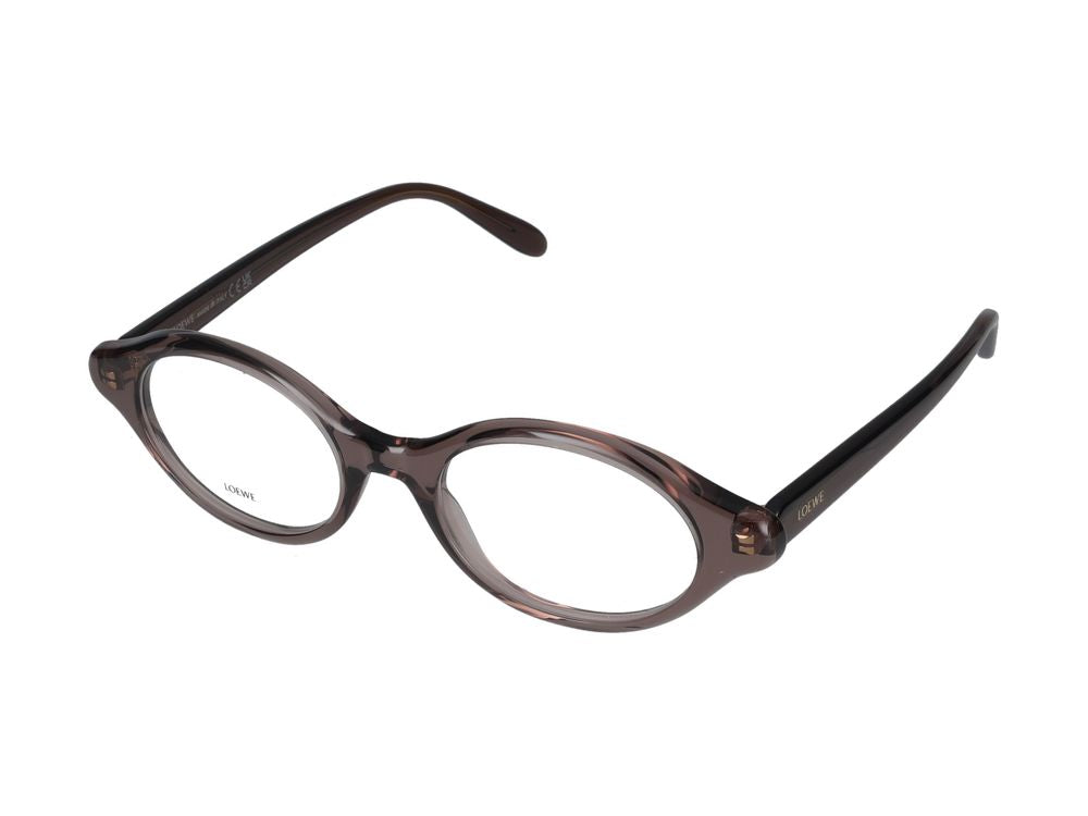 Loewe LW50110I Oval-Frame Optical Eyeglasses — Grey
