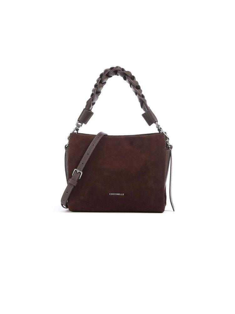 Coccinelle Boheme Top Handle Bag — Brown