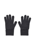 Givenchy 4G Embroidered Logo Wool Gloves — Grey