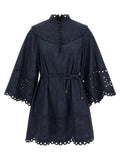 Zimmermann Mahon Dress — Navy