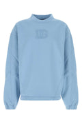 Sudadera de algodón con el logotipo bordado de Dolce & Gabbana — Azul
