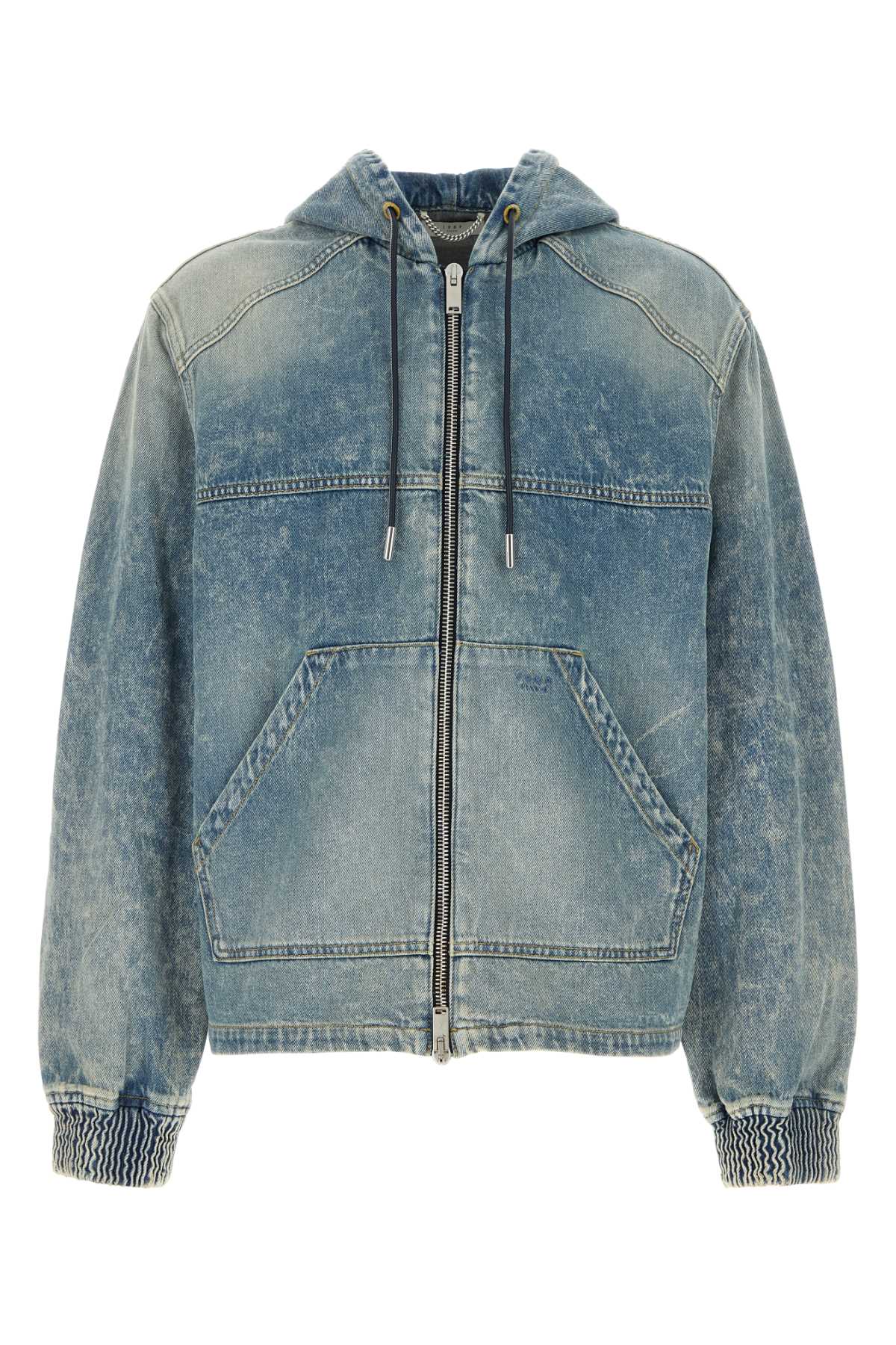 1989 Studio Cotton Denim Hooded Jacket — Blue