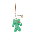 Coach Crocheted Frog Charm — Green