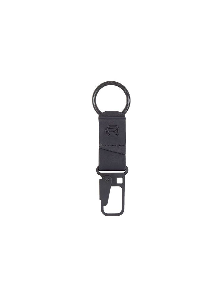 Piquadro Aye Key Case — Black